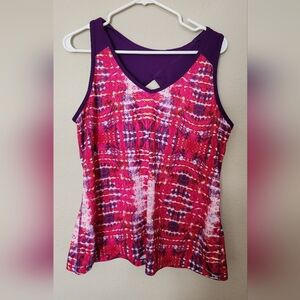 Xersion Multicolor Athletic Tank Top Size XL